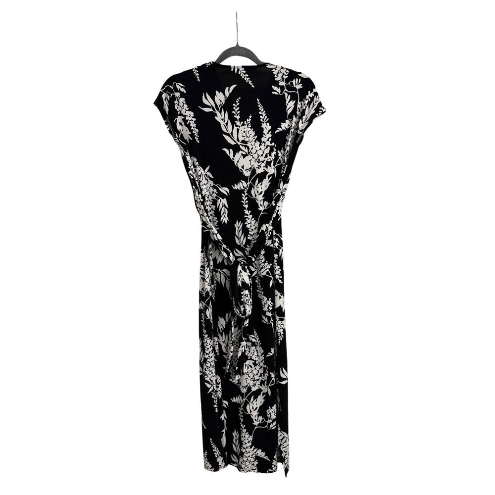 WHBM White House Black Market Button Front Wrap Midi Dress Size Women's XXS (0) - Picture 4 of 6